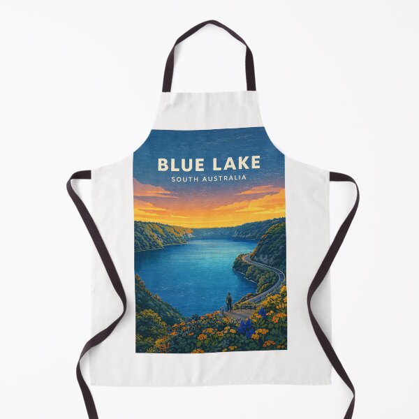 Item preview, Blue Lake South Australia Limestone Coast Crater Lake Scenic View designed and sold by Places On Earth.