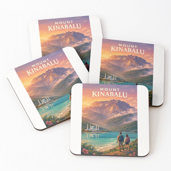 Item preview, Mount Kinabalu Sabah Malaysia Borneo Mountain Panorama designed and sold by Places On Earth.