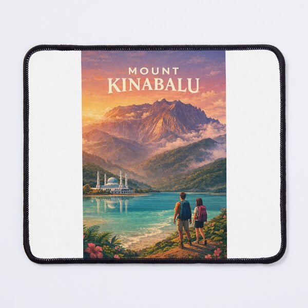 Item preview, Mount Kinabalu Sabah Malaysia Borneo Mountain Panorama designed and sold by Places On Earth.