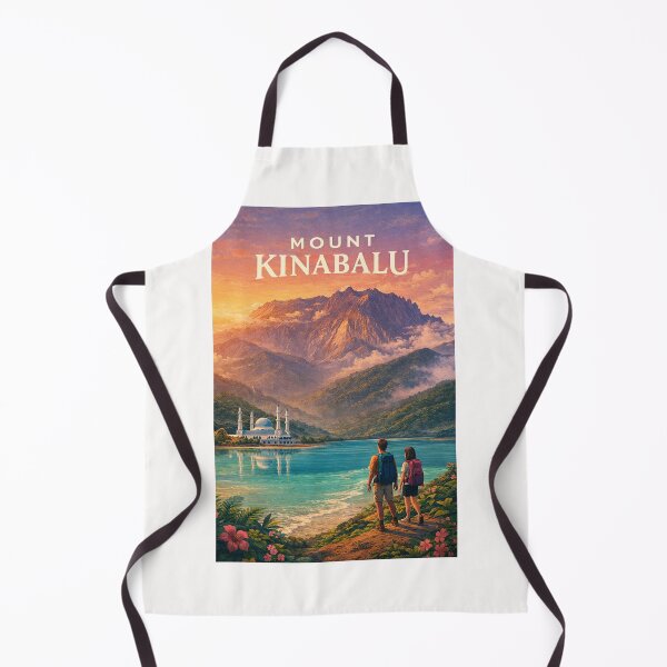 Item preview, Mount Kinabalu Sabah Malaysia Borneo Mountain Panorama designed and sold by Places On Earth.
