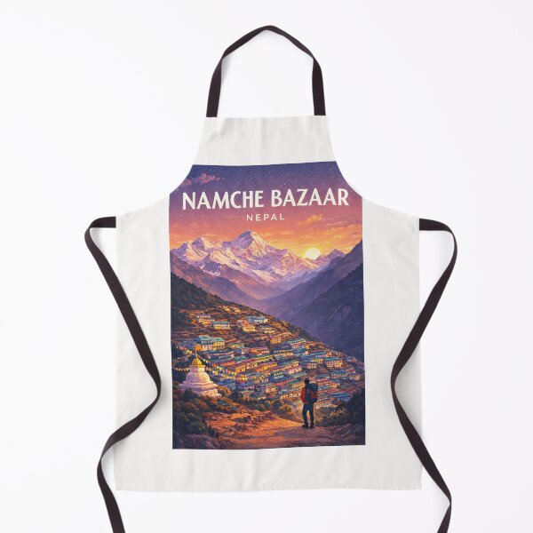 Item preview, Namche Bazaar Everest Region Nepal Himalayan Mountain Village designed and sold by Places On Earth.