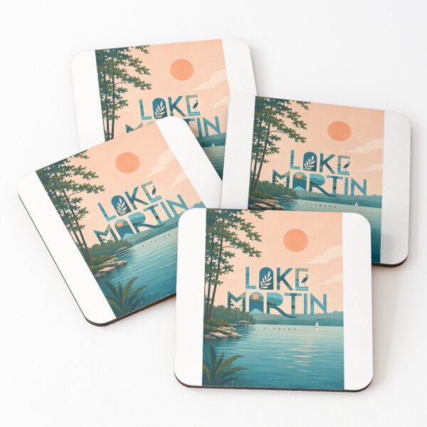 Item preview, Lake Martin Alabama Tallapoosa River Scenic Waterfront designed and sold by Places On Earth.