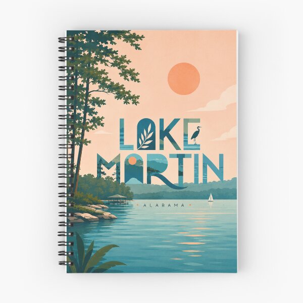 Item preview, Lake Martin Alabama Tallapoosa River Scenic Waterfront designed and sold by Places On Earth.