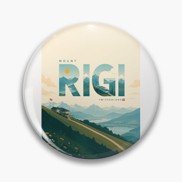 Item preview, Mount Rigi Switzerland Swiss Alps Cogwheel Railway Landscape designed and sold by Places On Earth.