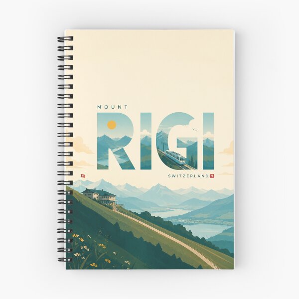 Item preview, Mount Rigi Switzerland Swiss Alps Cogwheel Railway Landscape designed and sold by Places On Earth.