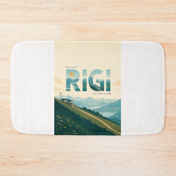 Item preview, Mount Rigi Switzerland Swiss Alps Cogwheel Railway Landscape designed and sold by Places On Earth.