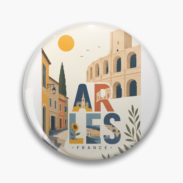 Item preview, Arles Provence France Roman Heritage and Camargue Gateway designed and sold by Places On Earth.