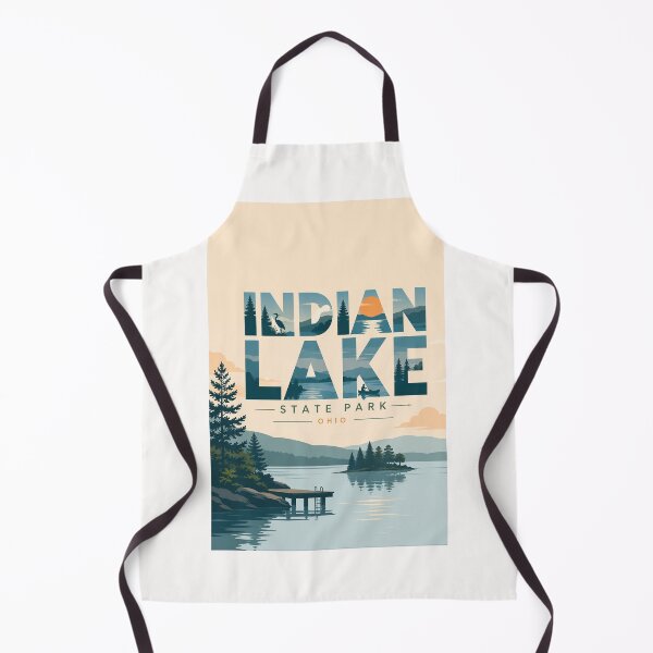 Item preview, Indian Lake State Park Ohio Logan County Scenic Waterfront designed and sold by Places On Earth.