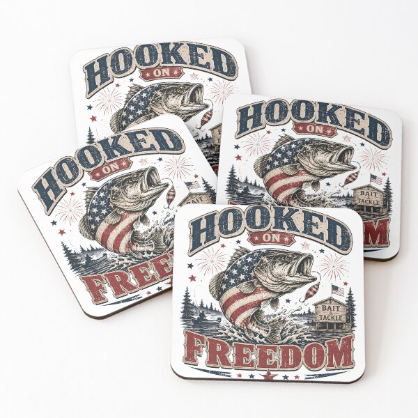 Item preview, Hooked on Freedom Bass Fishing designed and sold by Esu8y2.