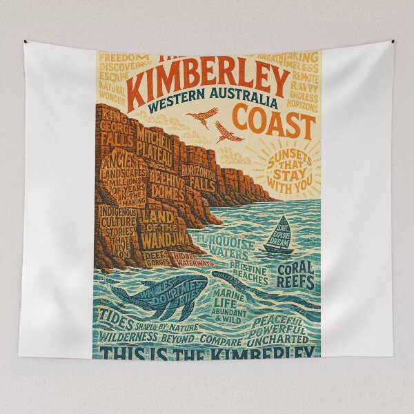 Item preview, Kimberley Coast Western Australia King George Falls Wilderness designed and sold by Places On Earth.