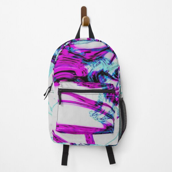 Item preview, Magenta Tangle – Abstract Fluid Art in Pink, Purple, and Turquoise designed and sold by BuckaBaby.