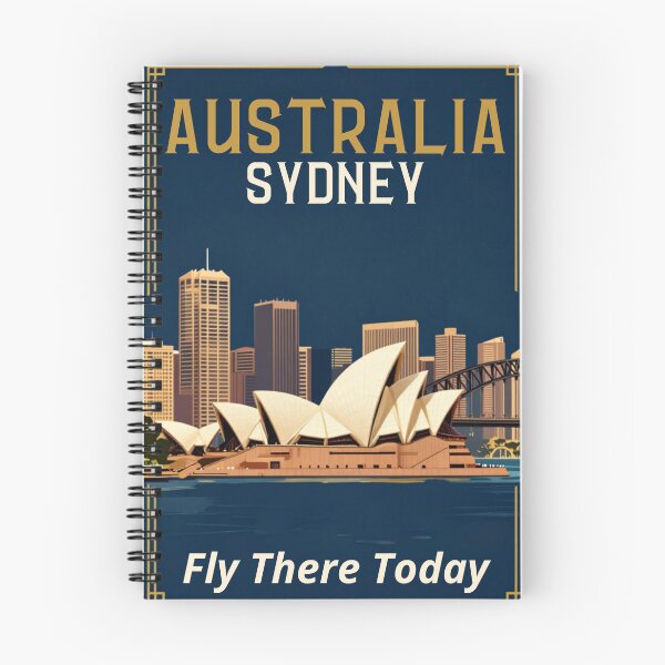 Item preview, Sydney Opera House Vintage Travel Advert designed and sold by Dimensionality.