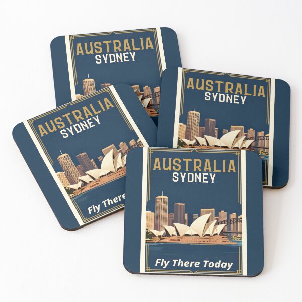Item preview, Sydney Opera House Vintage Travel Advert designed and sold by Dimensionality.