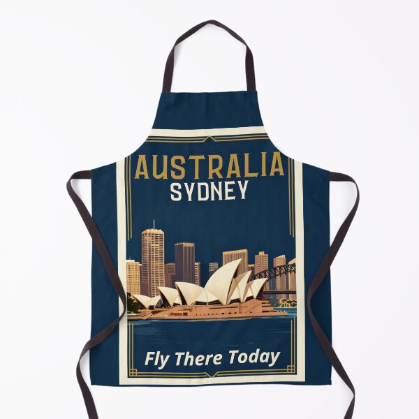 Item preview, Sydney Opera House Vintage Travel Advert designed and sold by Dimensionality.