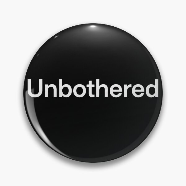 Item preview, Unbothered Minimalist Typography designed and sold by Dictum1.