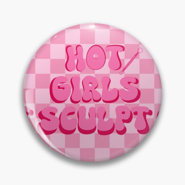 Item preview, Hot Girls Sculpt (Pink Checkered) designed and sold by gennyevans.