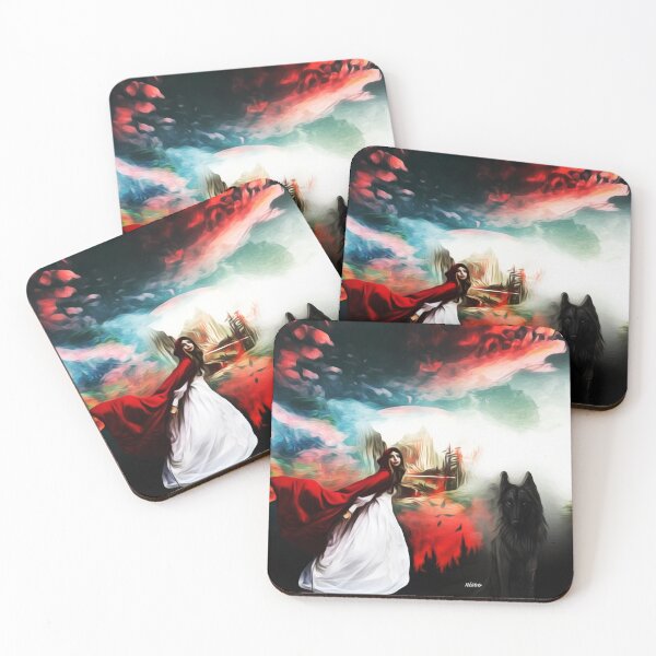 Item preview, The Crimson Cloak and Silent Wolf designed and sold by MapleBloom.
