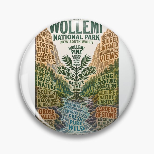 Item preview, Wollemi National Park Ancient Wollemi Pine and Gardens of Stone New South Wales designed and sold by Aryabek.