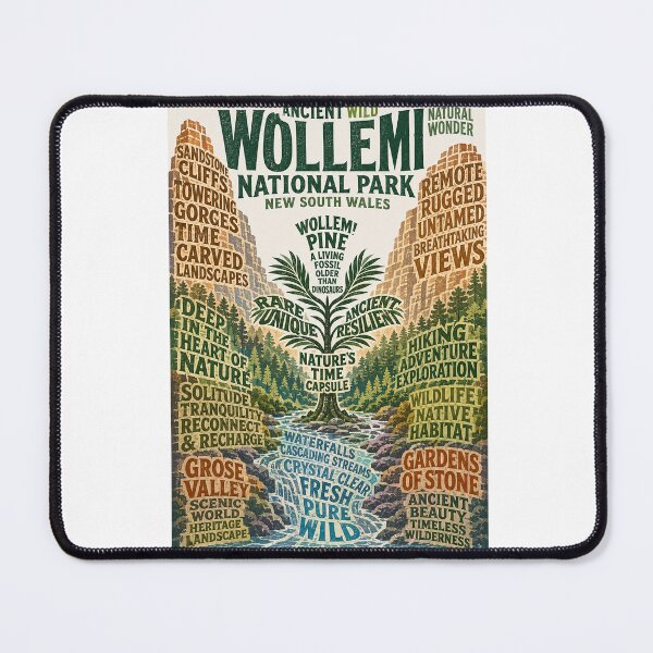 Item preview, Wollemi National Park Ancient Wollemi Pine and Gardens of Stone New South Wales designed and sold by Aryabek.