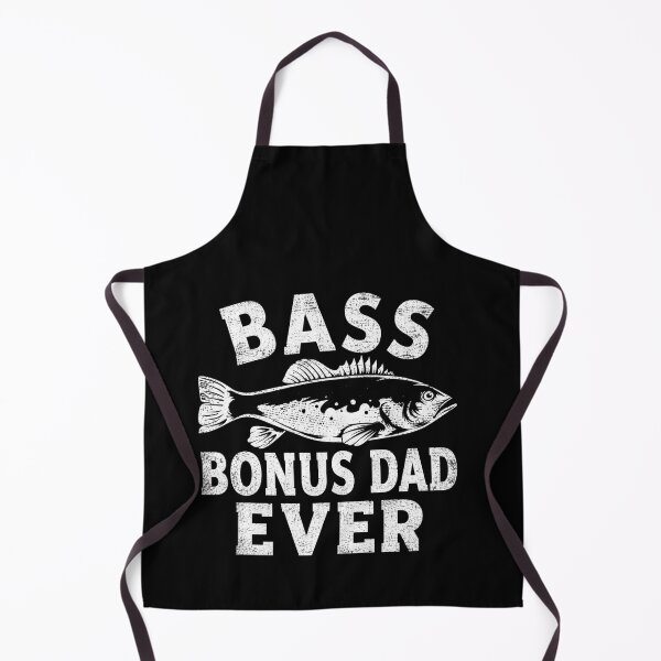 Item preview, Bass Bonus Dad Ever Funny Fishing Stepfather Gift for Anglers and Fishermen designed and sold by msaloyach.