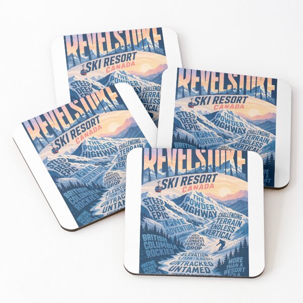 Item preview, Revelstoke Ski Resort British Columbia Canadian Rockies Alpine Adventure designed and sold by Aryabek.