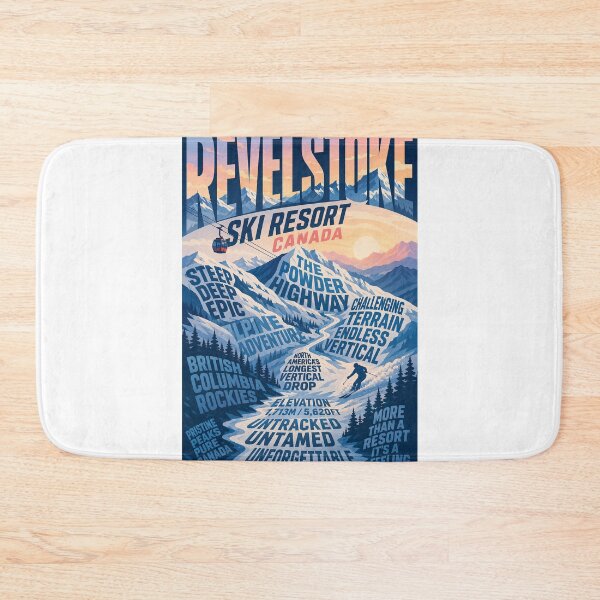 Item preview, Revelstoke Ski Resort British Columbia Canadian Rockies Alpine Adventure designed and sold by Aryabek.