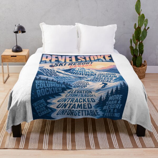 Item preview, Revelstoke Ski Resort British Columbia Canadian Rockies Alpine Adventure designed and sold by Aryabek.