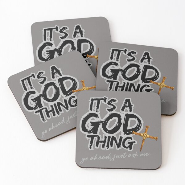 Item preview, It's a GOD thing - black designed and sold by Cane & Abel Creations ..