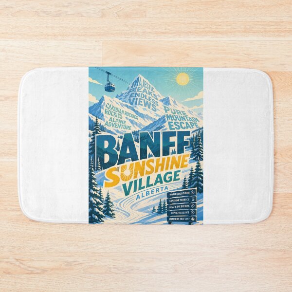Item preview, Banff Sunshine Village Canadian Rockies Alberta Mountain Escape designed and sold by Aryabek.