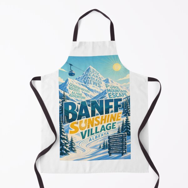 Item preview, Banff Sunshine Village Canadian Rockies Alberta Mountain Escape designed and sold by Aryabek.