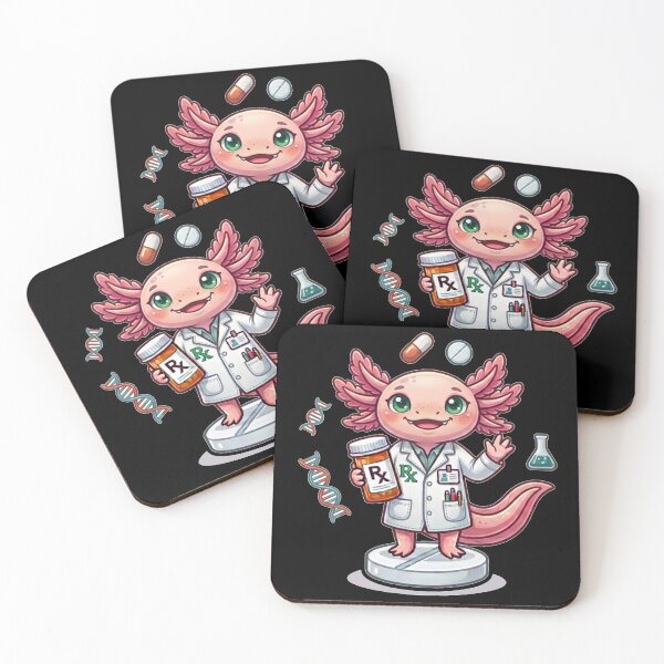 Item preview, Cute Pharmacist Axolotl – Kawaii Pharmacy Mascot | Pharmacy Student Gift designed and sold by ElShubrawy.