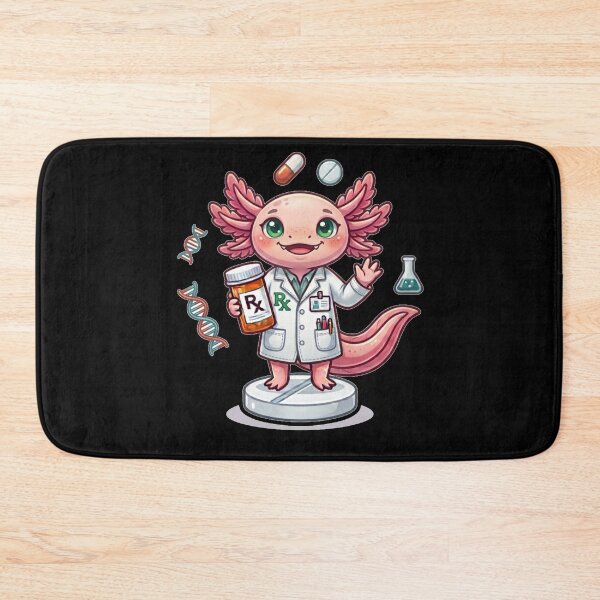 Item preview, Cute Pharmacist Axolotl – Kawaii Pharmacy Mascot | Pharmacy Student Gift designed and sold by ElShubrawy.