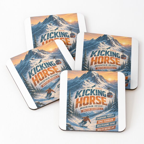 Item preview, Kicking Horse Mountain Resort British Columbia Purcell Mountains Adventure designed and sold by Aryabek.