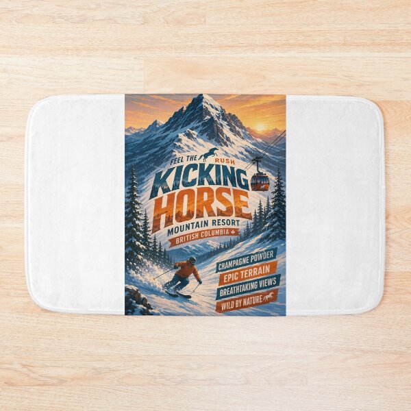 Item preview, Kicking Horse Mountain Resort British Columbia Purcell Mountains Adventure designed and sold by Aryabek.