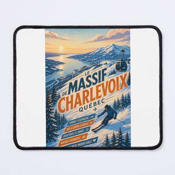 Item preview, Le Massif de Charlevoix Québec Saint Lawrence River Mountain Panorama designed and sold by Aryabek.