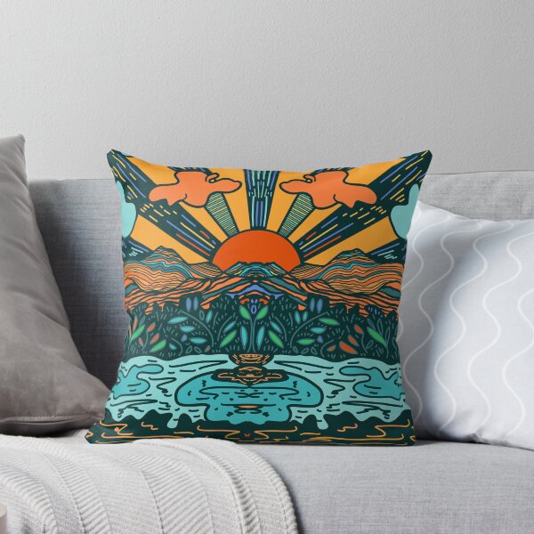 Item preview, Peaceful Water and Sky Retro Colors designed and sold by CampK80.