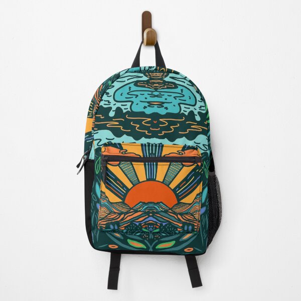 Item preview, Peaceful Water and Sky Retro Colors designed and sold by Art of Camping Now.