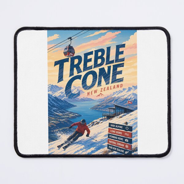 Item preview, Treble Cone Wanaka Otago Southern Alps New Zealand designed and sold by Aryabek.