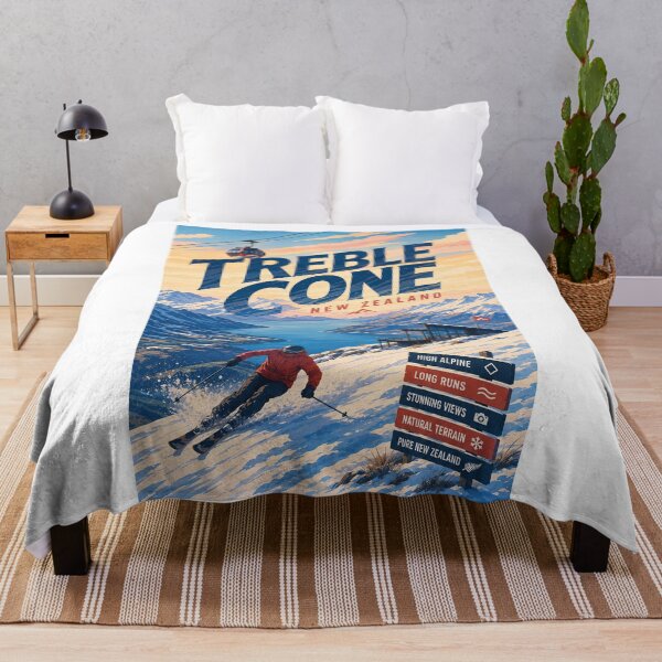 Item preview, Treble Cone Wanaka Otago Southern Alps New Zealand designed and sold by Aryabek.