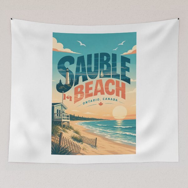 Item preview, Sauble Beach Bruce Peninsula Ontario Lake Huron Sunset Coast designed and sold by Aryabek.
