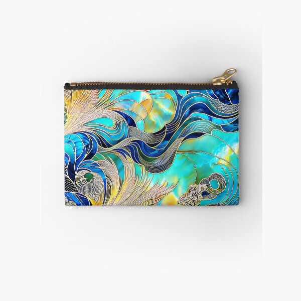 Item preview, Stained Glass-Inspired Ocean Abstract With Abalone Hues  designed and sold by DEC02.