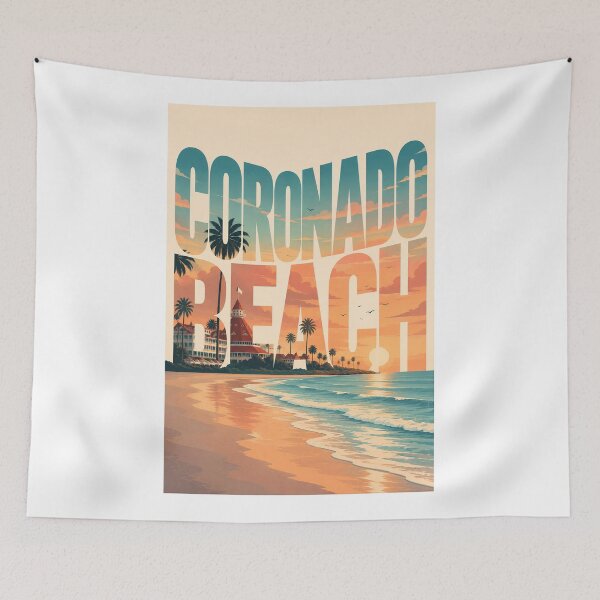 Item preview, Coronado Beach San Diego California Pacific Coast Landmark designed and sold by Aryabek.