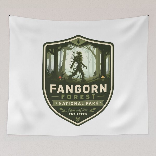 Item preview, Fangorn Forest National Park designed and sold by FrontierCosmic.