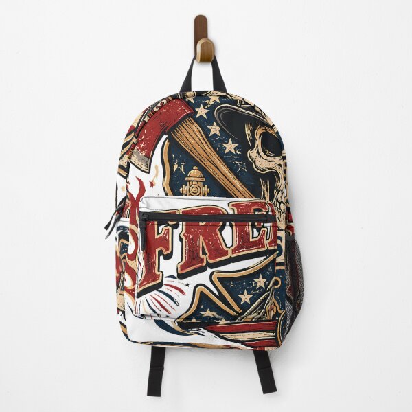 Item preview, Freedom Isn't Free Firefighter Skull designed and sold by Esu8y2.