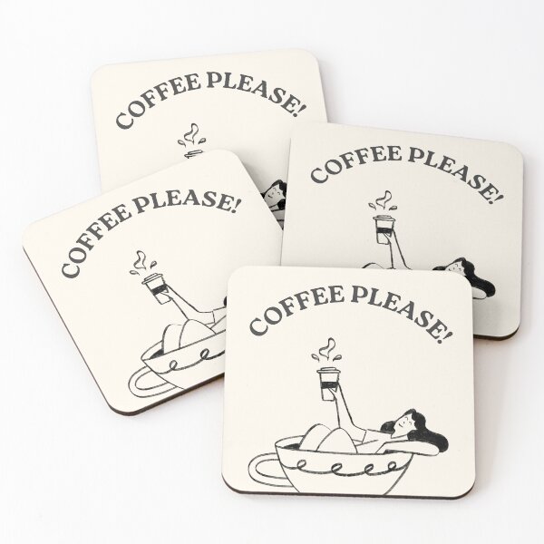 Item preview, Coffee Please | Aesthetic Poster  designed and sold by AlxMn.