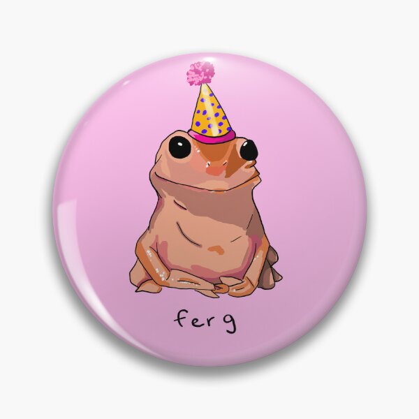 Item preview, A Frog Wearing a Party Hat designed and sold by Chaotic-Koala.