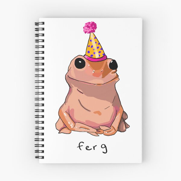 Item preview, A Frog Wearing a Party Hat designed and sold by Chaotic-Koala.