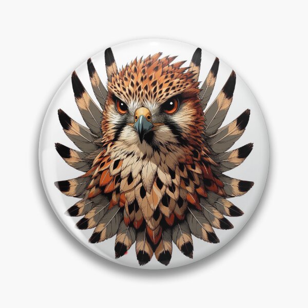 Item preview, Feathered Falcon Spirit Crest designed and sold by nikkolaus.