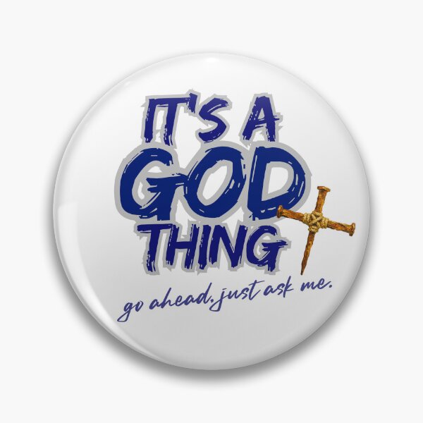 Item preview, It's a GOD thing - blueberry designed and sold by Cane & Abel Creations ..