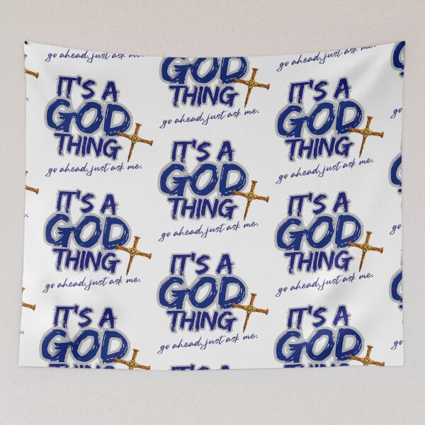 Item preview, It's a GOD thing - blueberry designed and sold by Cane & Abel Creations ..
